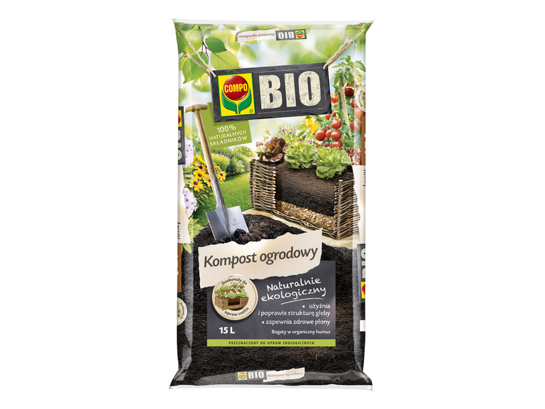 COMPO BIO Kompost ogrodowy 15L (1)