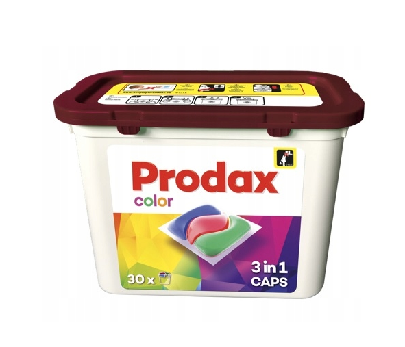 Prodax caps 3in1 color kapsułki do prania 450g