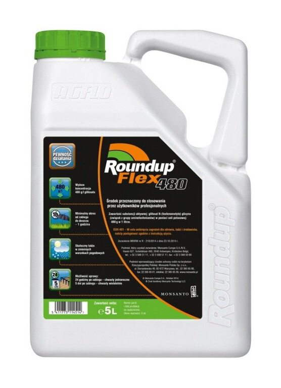 Roundup Flex 480 5L środek chwastobójczy