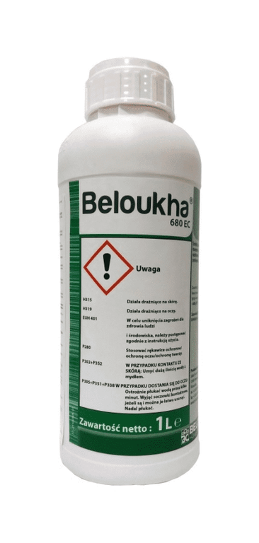 Beloukha 680 EC 1 L Ekologiczny herbicyd totalny kwas nonanowy na chwasty 